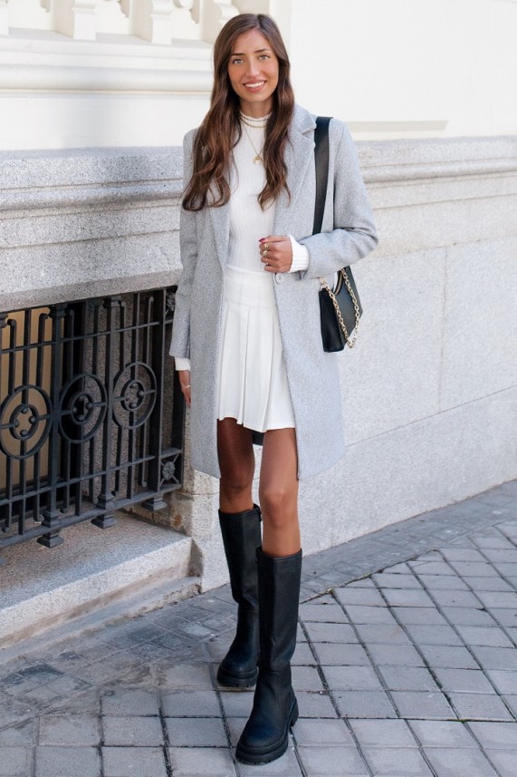 Abrigo Williams gris