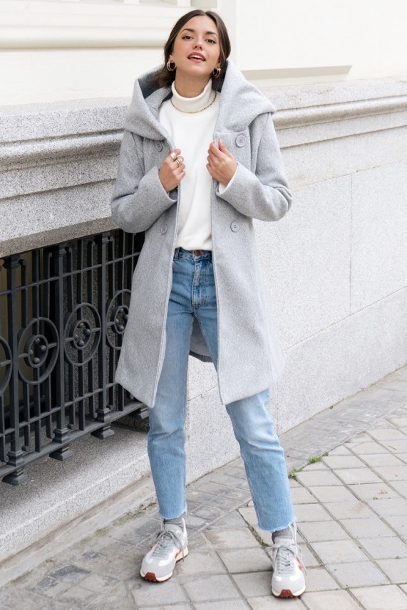 Abrigo Giorni gris