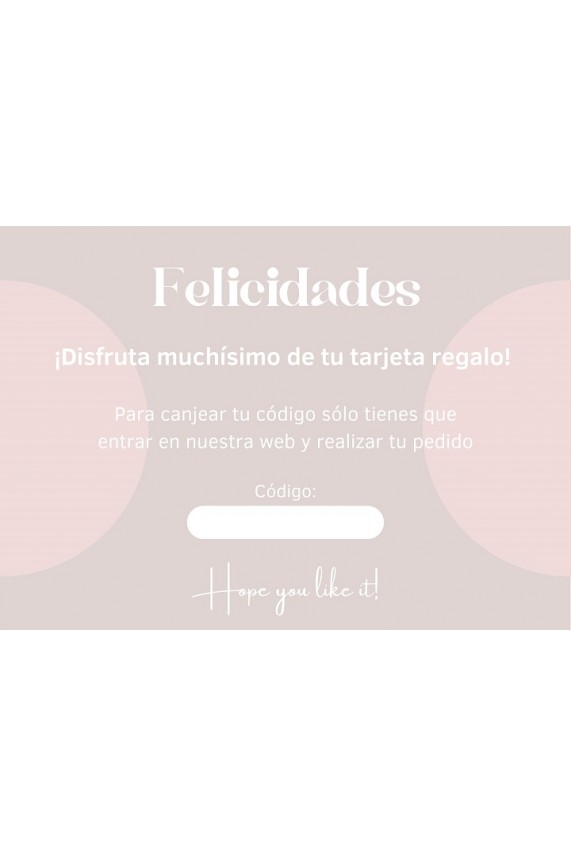 Tarjeta Regalo 75€