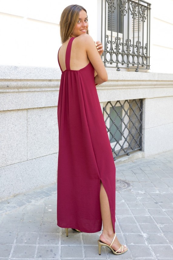 Vestido Docxer burdeos