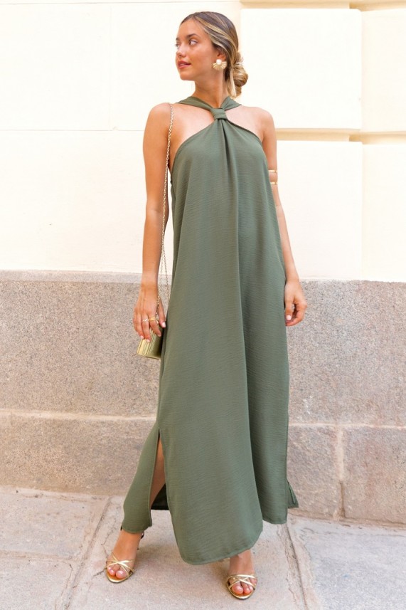 Vestido Docxer verde caqui