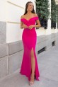 Vestido Clavage fucsia