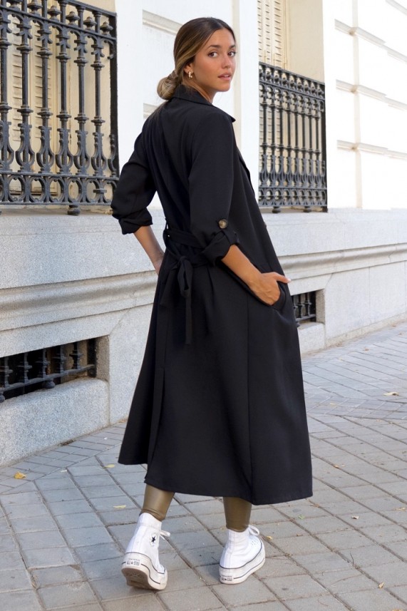 Gabardina Stedman negro