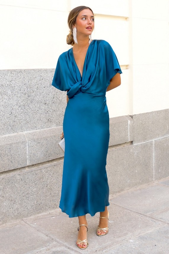 Vestido Koning azul cobalto