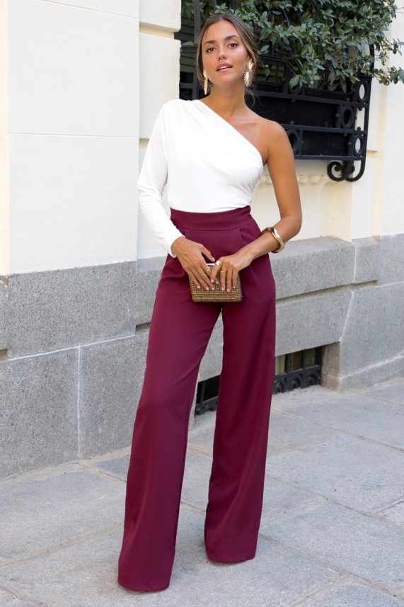 Pantalón Wallets burdeos