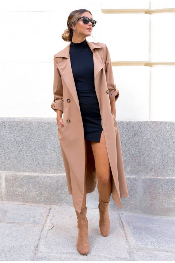 Gabardina Stedman camel