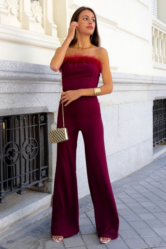 Mono Fallens burdeos