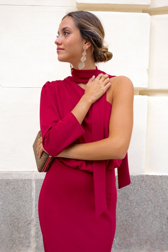 Vestido Marchand burdeos