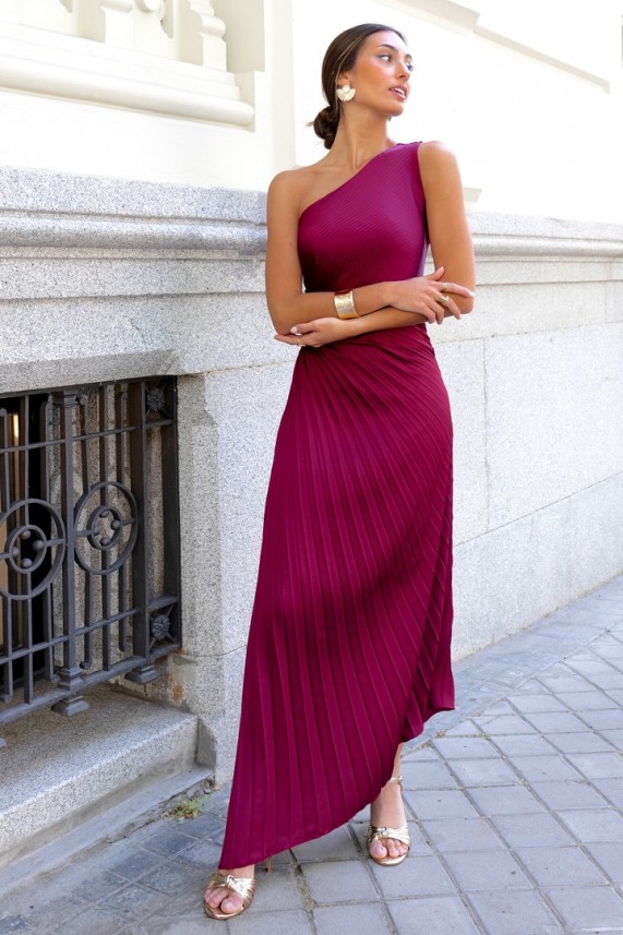 Vestido Dumas burdeos