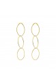 Pendientes Ludhian dorado