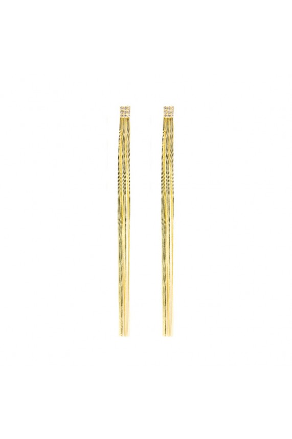 Pendientes Dragonja dorado