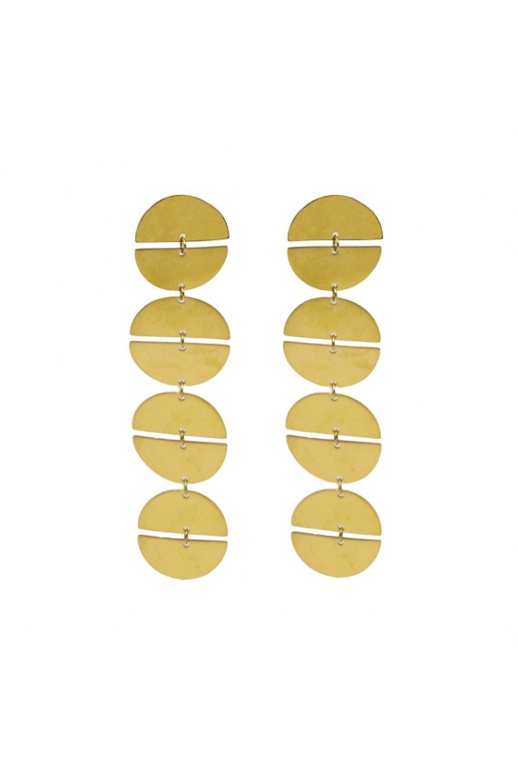 Pendientes Vaalets dorado