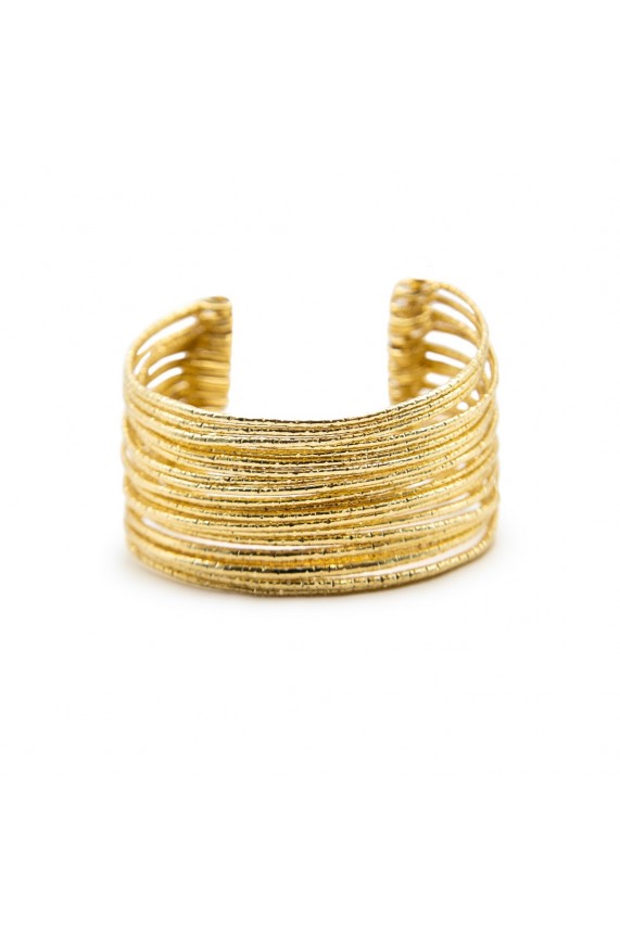 Pulsera Tokelau pequeña dorado