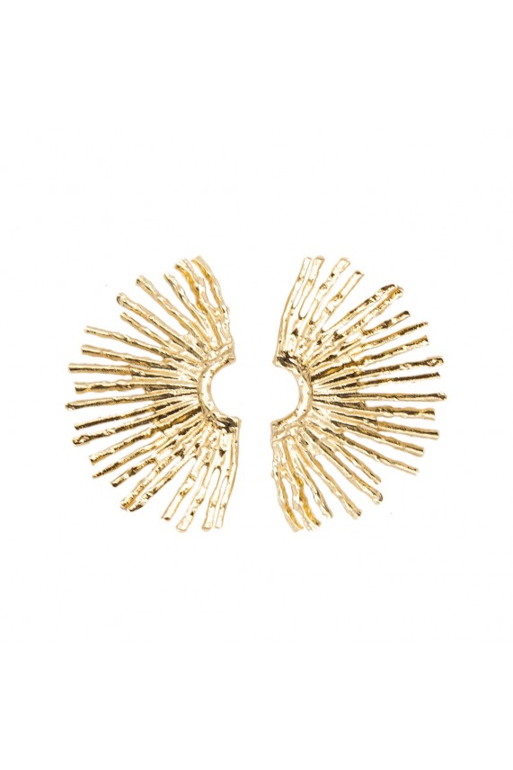 Pendientes Niigata dorado