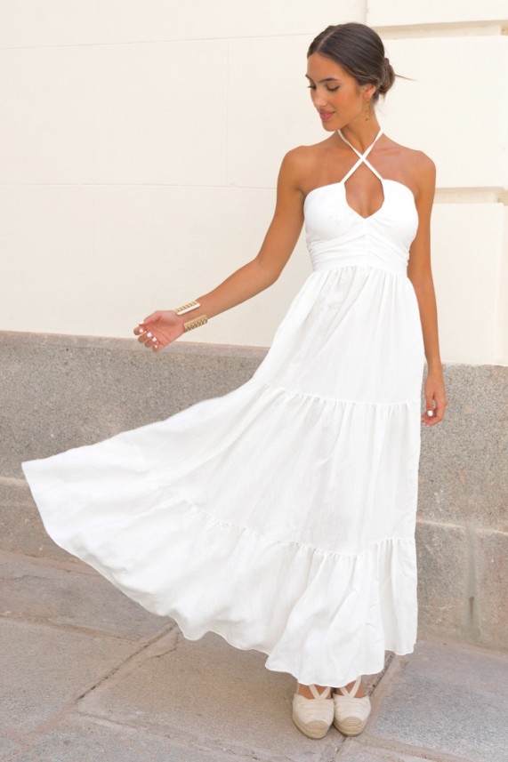 Vestido Oglio blanco