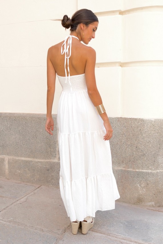 Vestido Oglio blanco