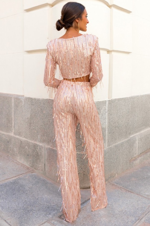 Pantalón Lafay champagne