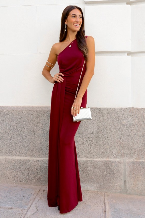 Vestido Hentalla burdeos