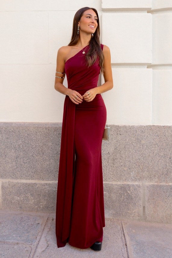 Vestido Hentalla burdeos