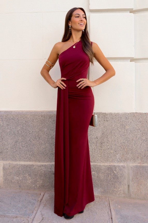 Vestido Hentalla burdeos