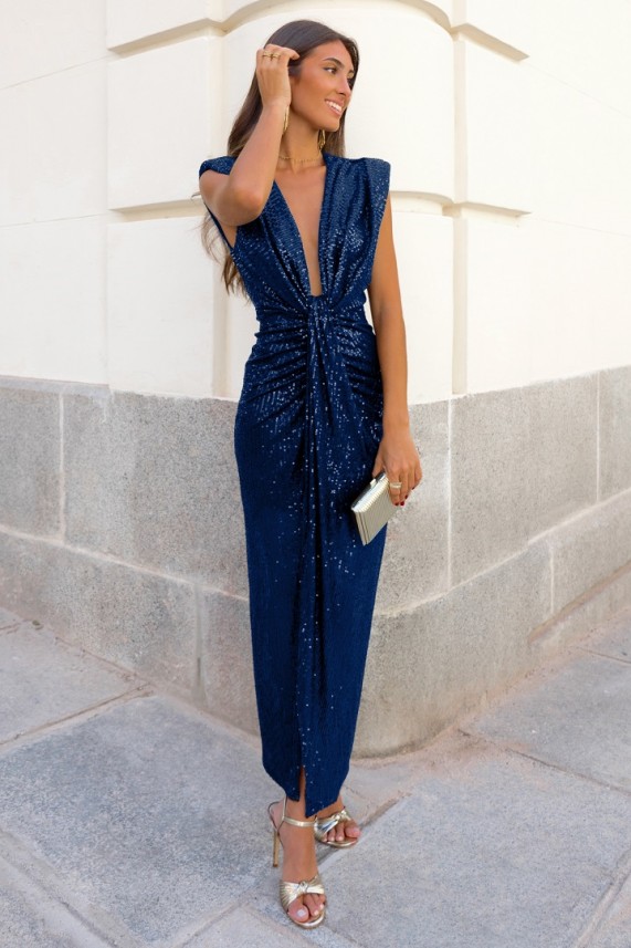 Vestido Kraak azul marino