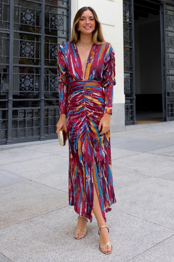 Vestido Koff burdeos