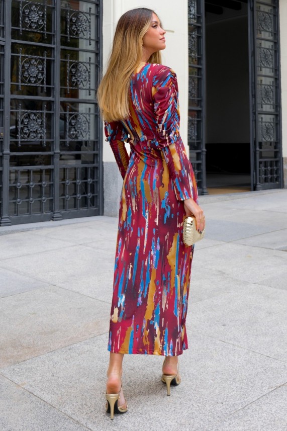 Vestido Koff burdeos