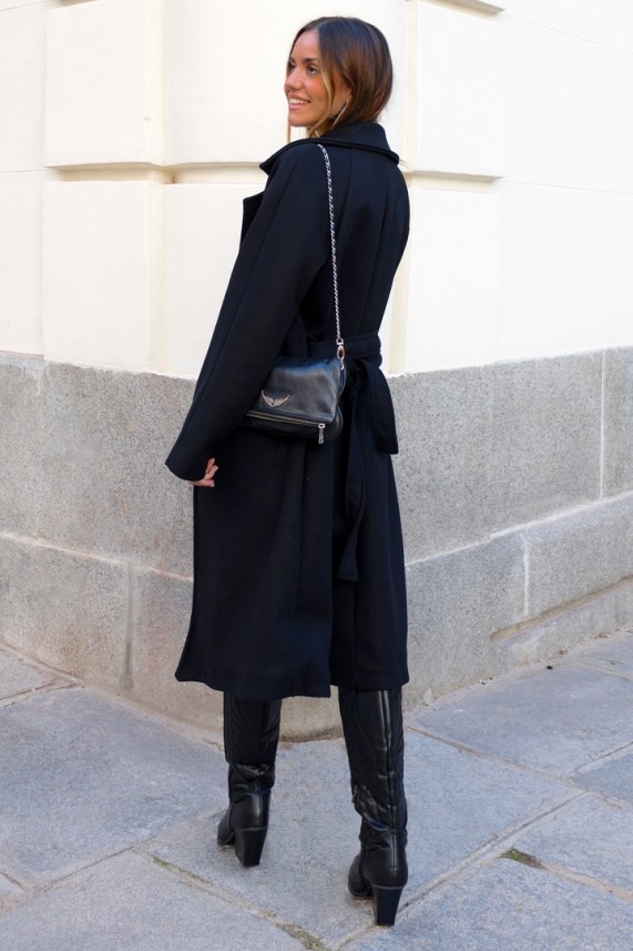 Abrigo Towners negro