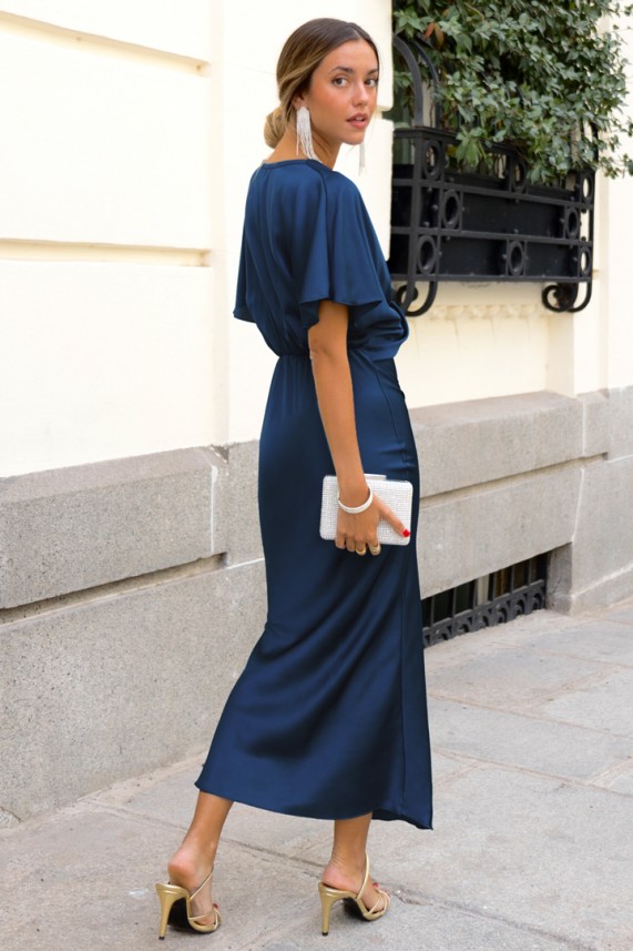 Vestido Koning azul marino