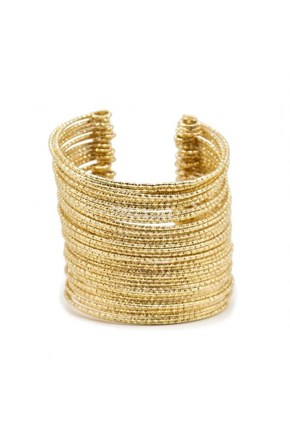 Pulsera Tokelau grande dorado