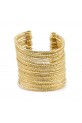 Pulsera Tokelau grande dorado