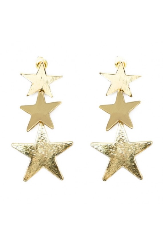 Pendientes Stars dorado