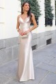 Vestido Bossche champagne