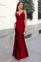 Vestido Bossche burdeos