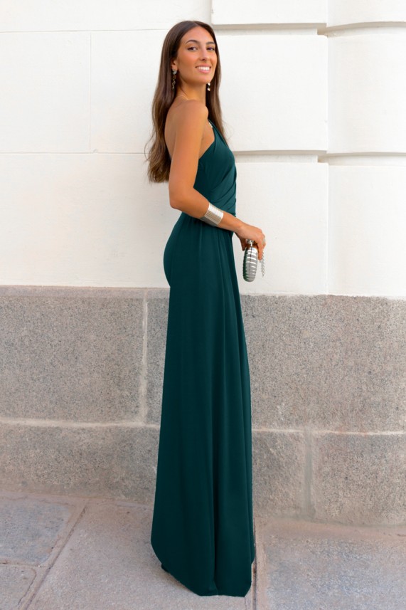 Vestido Hentalla verde botella