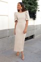 Vestido Vercher beige