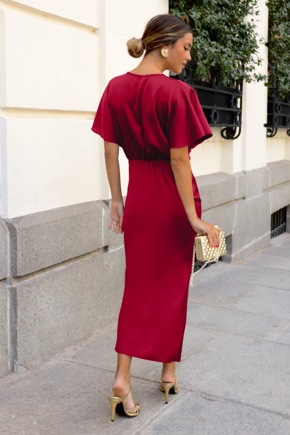 Vestido Koning burdeos