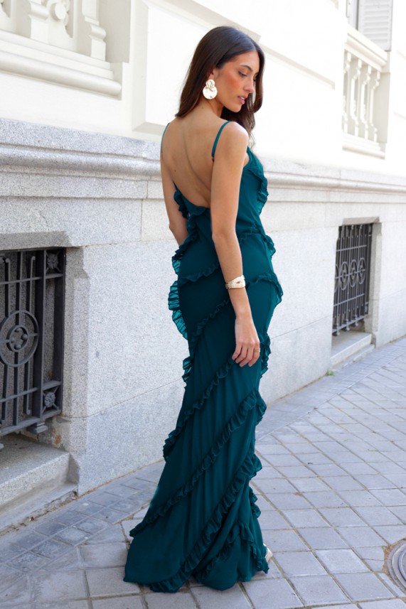 Vestido Sakara azul cobalto