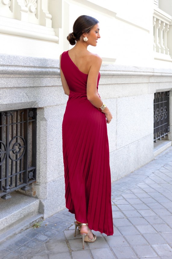 Vestido Dumas cereza