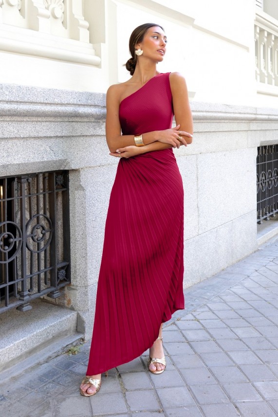 Vestido Dumas cereza