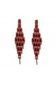 Pendientes Bennetti burdeos