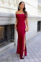 Vestido Mezzano burdeos
