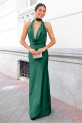 Vestido Positano verde botella
