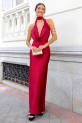 Vestido Positano burdeos