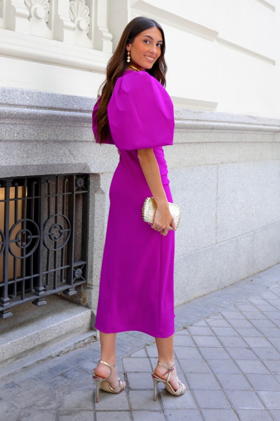 Vestido Reglio buganvilla