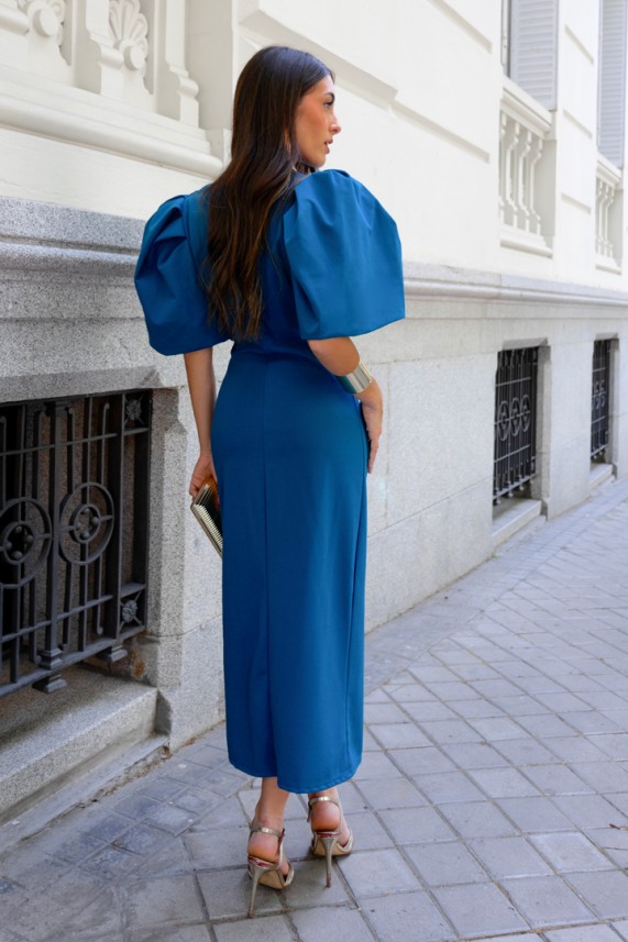 Vestido Reglio azul cobalto