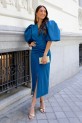 Vestido Reglio azul cobalto