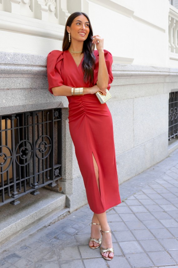 Vestido Reglio teja