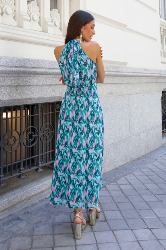 Vestido Gardensen turquesa