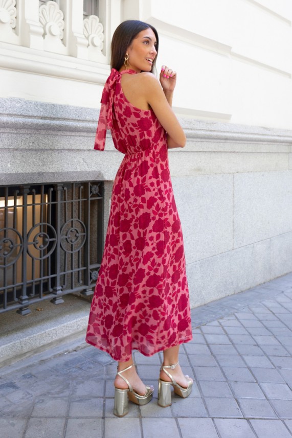 Vestido Turgens burdeos